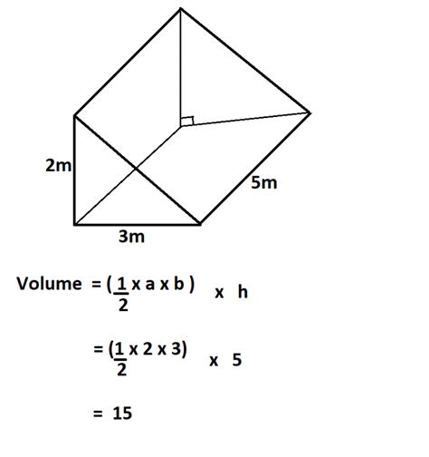 Aug 3, 2023 · The volume of a prism is the total amount of space it occupies in the three-dimensional plane. It is measured in cubic units, such as cm 3, m 3, in 3, ft 3, yd 3. Formulas. The general formula to find the volume of any prism is: Volume (V) = Base Area × Height, here, the height of any prism is the distance between the two bases. 